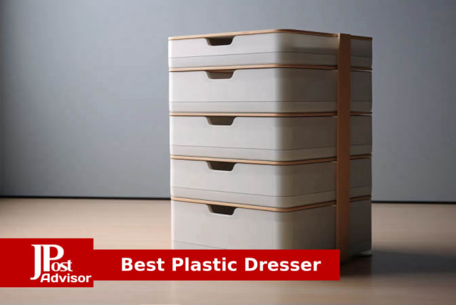 5 Drawer Storage Organizer - Plastic Dressers with Drawers for