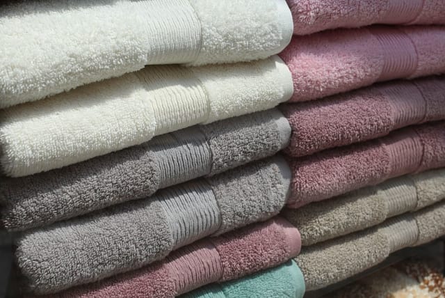 Among the Israeli products confiscated were towels from Golf & Co. (illustrative. (photo credit: WALLPAPER FLARE)