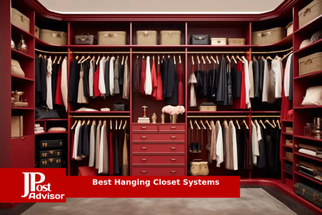 Hanging Closet Organizer-3 Deep Shelf Storage-Space Saving for Small Homes,  Dorms, Apartments- Bedroom, Bathroom, or Nursery Essentials by Lavish Home