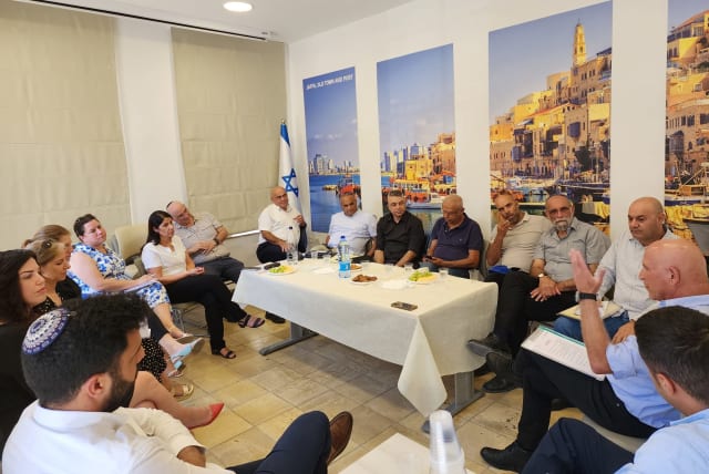  Members from Israel's Tourism Ministry, Foreign Affairs Ministry, Justice Ministry, Police and other government and local leaders convened a forum to address the spike in anti-Christian attacks.  (photo credit: TOURISM MINISTRY)