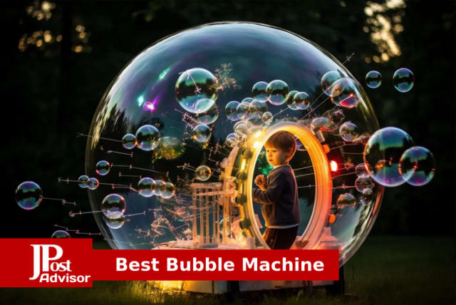 Super large bubble gun children's bubble fan, non-toxic handheld bubble  machine, leak proof design. Including bubbles that are e