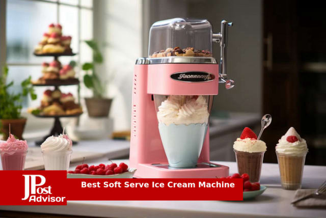 GSEICE Commercial Ice Cream Maker Machine for Home, 3.2 to 4.2 Gal/H Soft Serve Ice Cream Machine with Pre-cooling, 1050W Single Flavor Ice Cream