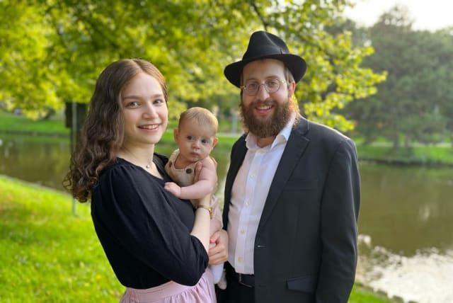  Rabbi Mendy and Mushky Halperin have arrived in Ukraine, making them the first Chabad emissaries to do so since the outbreak of war in early 2022. (photo credit: JRNU)