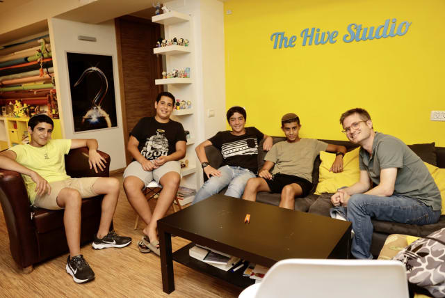  The Hive Studio with Meir Panim  (photo credit: MARC ISRAEL SELLEM)