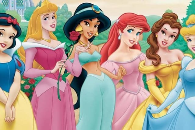 The six original Disney princesses. (photo credit: FLICKR)