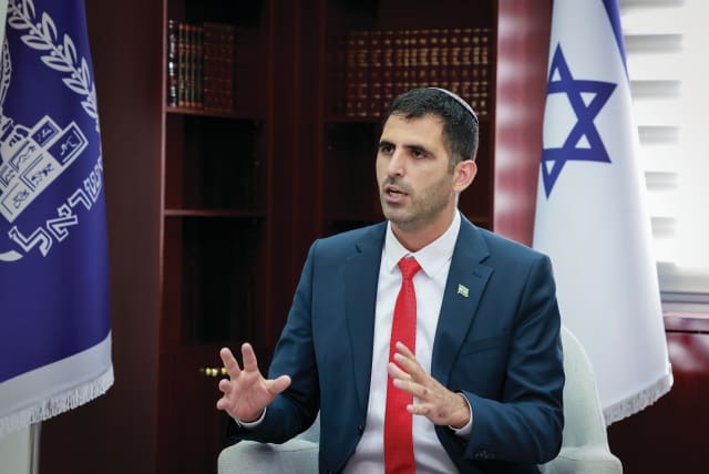  COMMUNICATIONS MINISTER Shlomo Karhi: Even if I myself were the new regulator, I wouldn’t have the authority to monitor content.  (photo credit: MARC ISRAEL SELLEM)