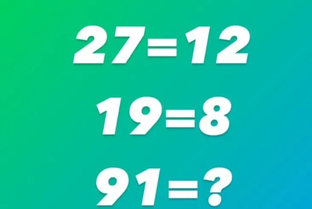  Can you figure out this puzzle? (photo credit: VIA MAARIV ONLINE)