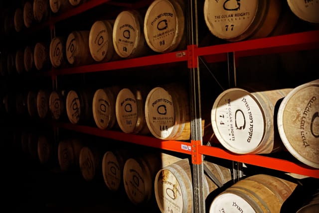  THE GOLANI whiskeys lie in casks, maturing silently. (photo credit: Golani Distillery)