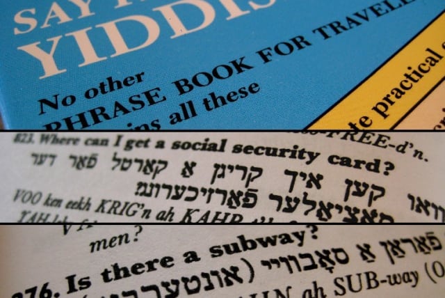 A copy of Say It In Yiddish. (photo credit: FLICKR)