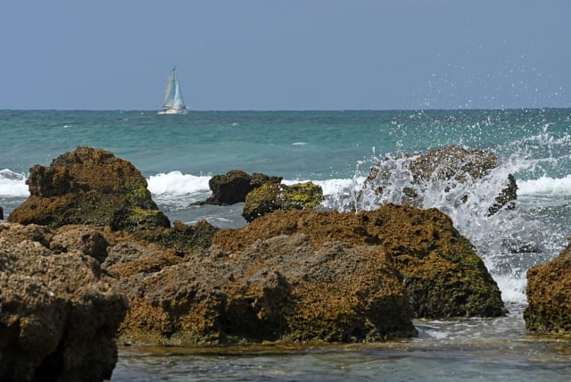  A rocky shore. (photo credit: ITSIK MAROM)