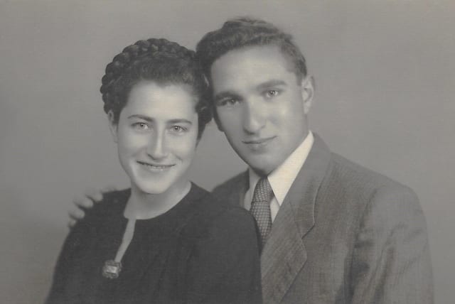  Dov Broder and his wife Batya, circa 1947 (photo credit: IDF SPOKESPERSON'S UNIT)