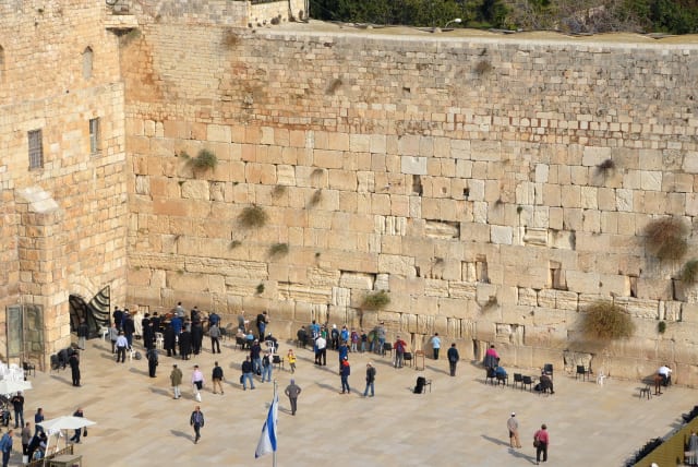  A view of the Kotel. (photo credit: FLICKR)
