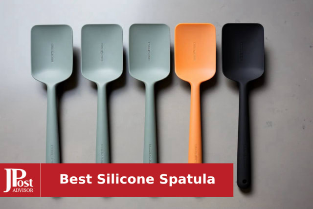 Silicone Spatula Set of 3 - Flexible Rubber Spatula, Spoonula, and