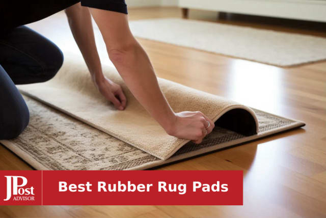 RugPadUSA - Basics - 8'x10' - 1/4 Thick - Felt + Rubber - Non-Slip Rug Pad - Cushioning Felt for Added Comfort - Safe for All Floors and Finishes