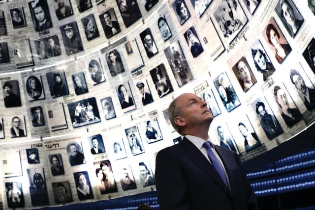  DURING HIS visit last month to Yad Vashem, Irish Foreign Minister Micheál Martin said: ‘It is very important we never forget what happened during the Holocaust, or the enduring lessons learned through the darkest period of human history.’  (photo credit: Micheál Martin/X)