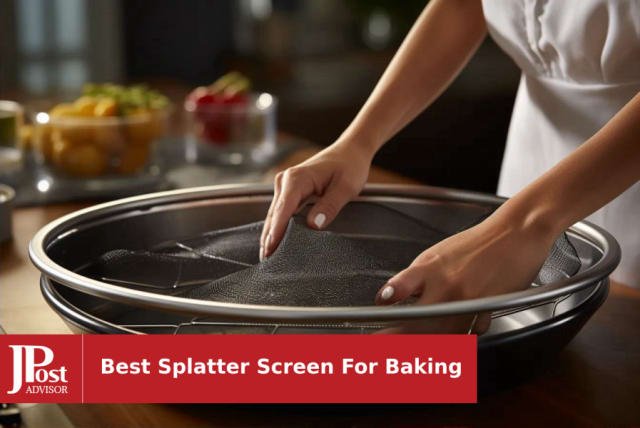 Silicone Splatter Screen Oven Safe Grease Splatter Guard for Frying Pan,  Perfect Splatter Screen Everyday Cooking and Baking