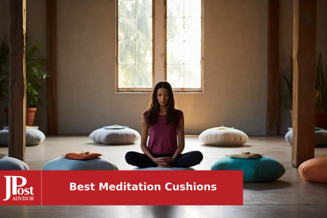 Square Floor Pillow Thick Cushion Meditation Pillows for Adults