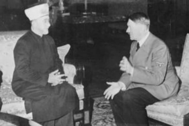  DURING WORLD WAR II, the Grand Mufti collaborated with Hitler, broadcasting propaganda and recruiting Bosnian Muslims for the Waffen-SS. (photo credit: Wikimedia Commons)