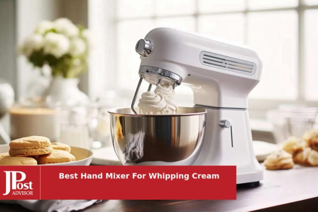 Mueller Electric Hand Mixer, 5 Speed with Snap-On Case, 250 W, Turbo Speed,  4 Stainless Steel Accessories, Beaters, Dough Hooks, Baking Supplies for  Whipping, Mixing, Cookies, Bread, Cakes, Black 
