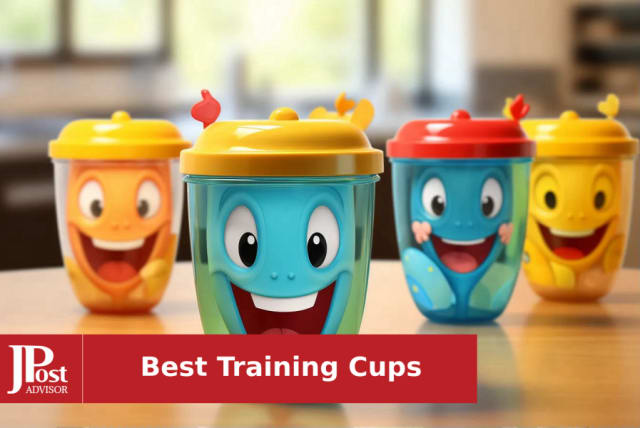 UpwardBaby Silicone Cups 2 pc Set - Transition Baby Open Cup from