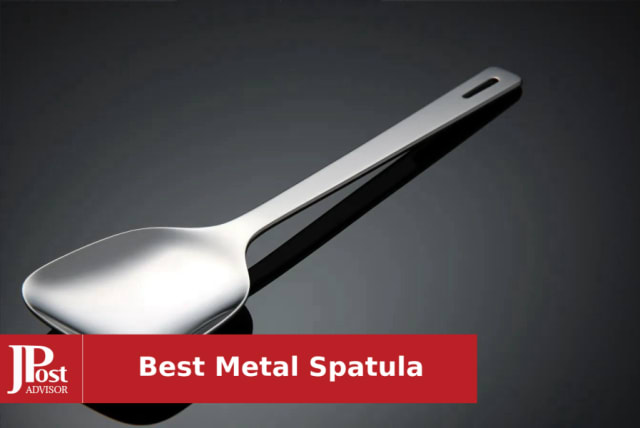 Stainless Steel Flexible Spatula Turner, VOVOLY Thin Metal Spatula for Cast  Iron Skillet, Thin Blade…See more Stainless Steel Flexible Spatula Turner