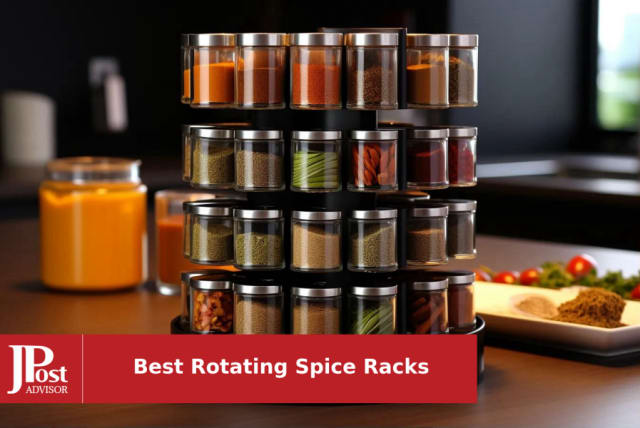 Spice Rack with Jars with 9 Empty Spice Jars,Seasoning Organizer for  Cabinet