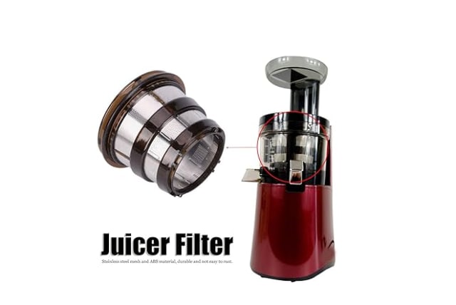Haofy Juicer Filter Basket, Mesh Strainer Basket, Juicer Replacement Parts,  Compatible with Jack Lalanne Power Juicer, Orange