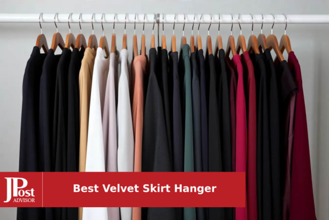 Zober Velvet Kids Hangers for Closet - Pack of 50 Non Slip Childrens  Hangers for Shirts, Pants & Dresses w/ Swivel Hook - Durable Kids Clothes  Hanger