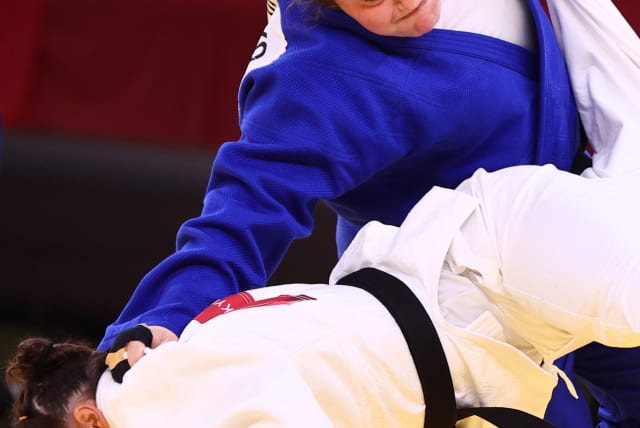  ISRAELI JUDOKA Raz Hershko was able to capture a silver medal in the +78kg category over the weekend at the European Championships in Montpellier, France. (photo credit: SERGIO PEREZ/REUTERS)