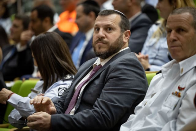  Minister of Heritage Amichai Eliyahu attends a ceremony at the Israeli parliament in Jerusalem, on June 19, 2023. (photo credit: YONATAN SINDEL/FLASH90)