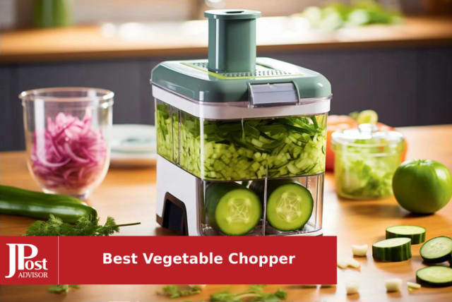 Fullstar - Vegetable Chopper, Food Chopper, Onion Chopper with Container -  4 Blades, White