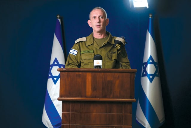  IDF Spokesman Rear Admiral Daniel Hagari (photo credit: IDF)