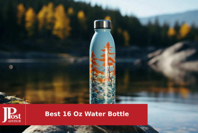 16 Oz Narrow Mouth Water Bottle With Spout Lid