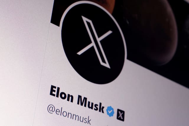 Elon Musk Twitter account is seen in this illustration taken, July 24, 2023. (photo credit: REUTERS/DADO RUVIC/ILLUSTRATION/FILE PHOTO)