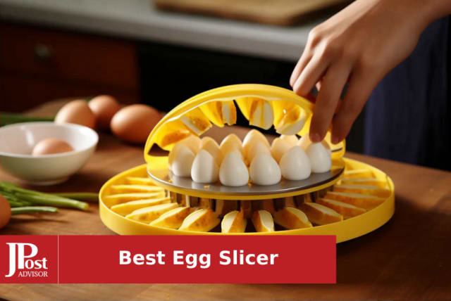 BIBURY Egg Slicer, Egg Cutter for Hard Boiled Eggs, Heavy Duty Aluminium  Slicer for Egg Mushroom Strawberry Soft Fruit, Stainless Steel Wires