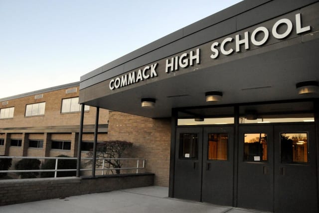  Suffolk County's Commack High School has uncovered multiple swastikas within the last week. (photo credit: WIKIMEDIA)