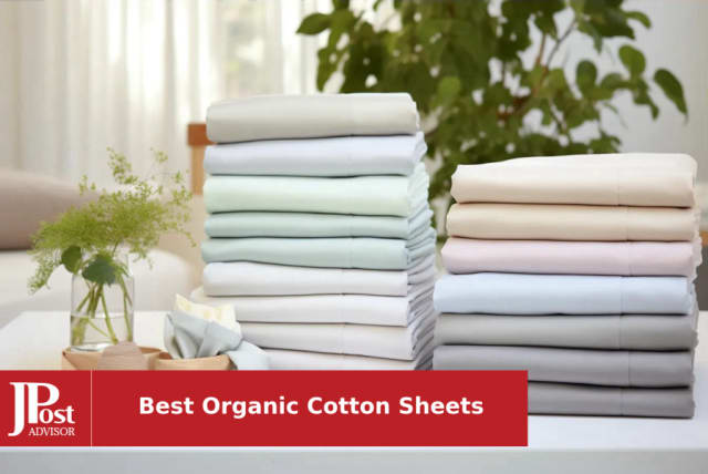 Purity Home White Organic 100% Cotton Sheets For Queen Size Bed, Ultra-Soft  300 Thread Count 4-Piece…See more Purity Home White Organic 100% Cotton
