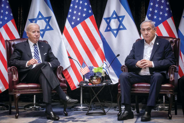  IF BIDEN asks Netanyahu for a few more days, that might see the release of all the hostages as well as the removal of Hamas from power, what will Netanyahu do? (photo credit: MIRIAM ALSTER/FLASH90)