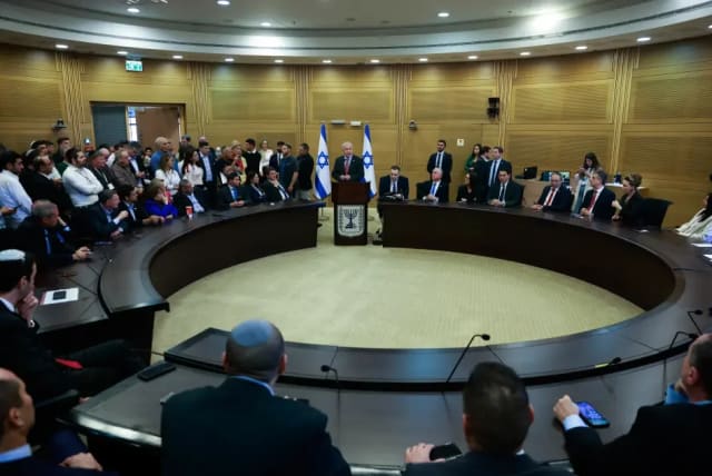  The Likud faction (photo credit: ERIC MARMOR/FLASH90)