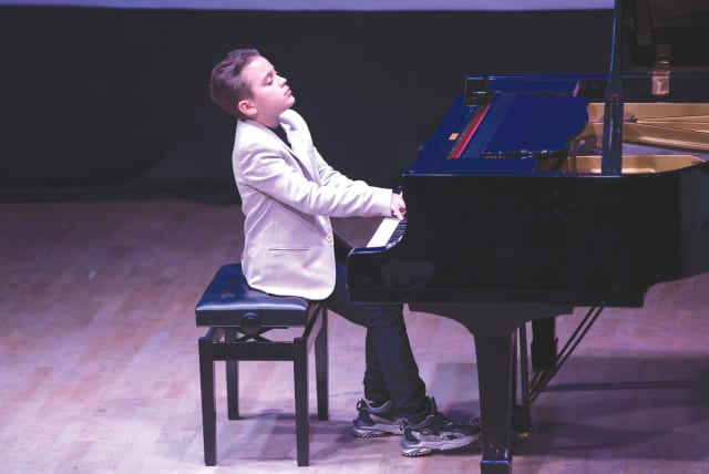 ONE OF the contestants at last year’s young pianist's competition (photo credit: Liron Moldovan)