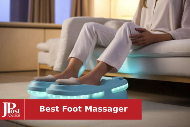 Nekteck Foot Massager with Soothing Heat, Deep Kneading Feet Machine 