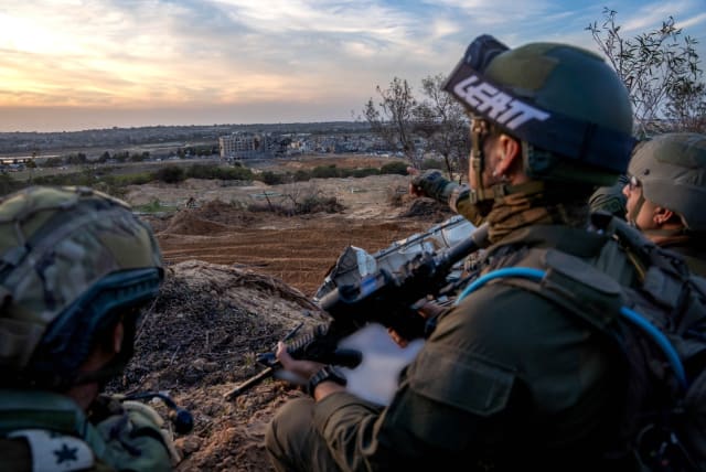  IDF ground troops operate in the Gaza Strip. December 6, 2023. (photo credit: IDF)