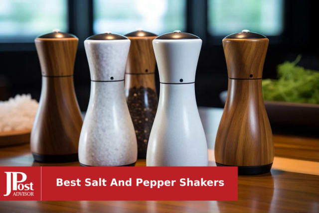 Set Of 2 Glass Salt And Pepper Shakers Set With Adjustable Pour Holes, Salt  Shaker And Pepper Shaker, Farmhouse Salt And Pepper Shaker Set For Himalay