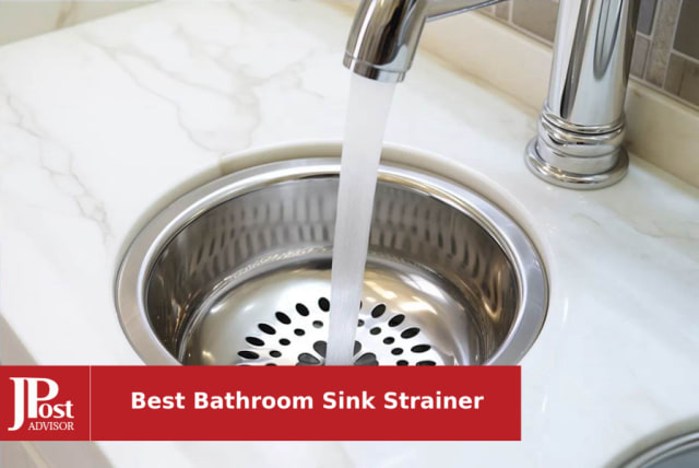 Bathroom Sink Strainer, Bathtub Lavatory Sink Drain Strainer Hair Catcher  for Laundry, Mop Pool, Utility, Slop, RV Sink, Stainless Steel Drain