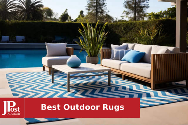  Reversible Outdoor Rugs for Patio Decor 5' x 8