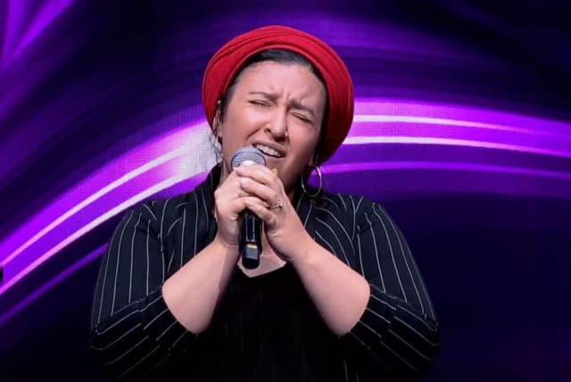  MORIAH ANGEL scores tops points as she sings her heart out for the Jewish people on ‘HaKokhav HaBa,’ earlier this month. (photo credit: screenshot)