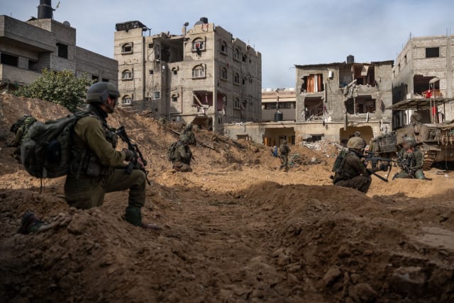  The IDF operates in the Gaza Strip. December 16, 2023. (photo credit: IDF)