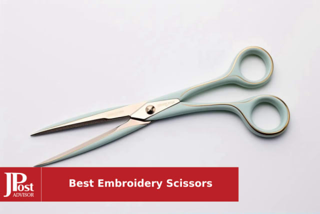 4.5 Sharp Curved Tip Craft Applique Embroidery Scissors