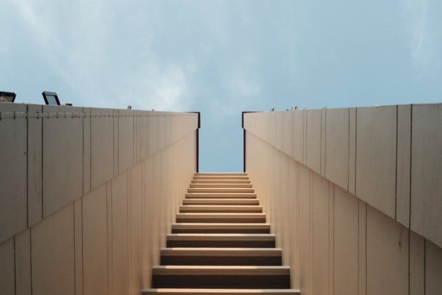  Staircase (Illustrative) (photo credit: Icarus Yang/Unsplash)