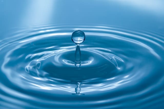  A drop of water (Illustrative) (photo credit: Zhang Kaiyv/Unsplash)